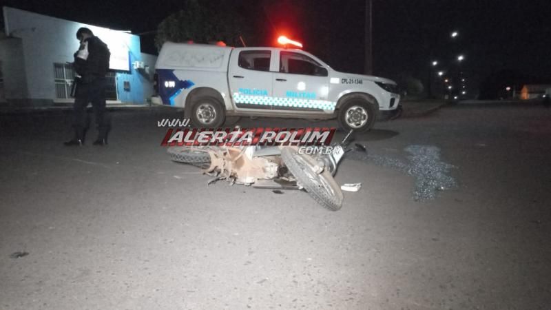 PM prendeu motorista com sinais de embriaguez após colisão que deixou motociclista com fratura na perna no Beira Rio, em Rolim de Moura