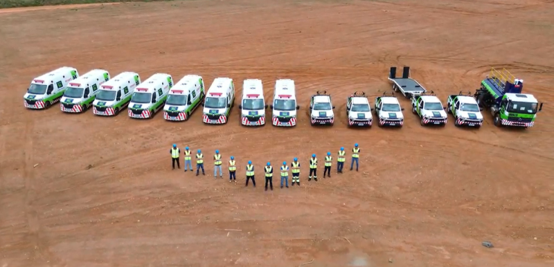 Carreata de viaturas da Nova 364 é contagem regressiva para início das operações