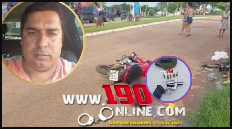 Homem assassinado a tiros em plena luz do dia em Alta Floresta portava arma de fogo