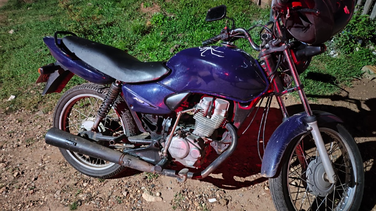 Polícia Militar atende ocorrência de violência doméstica e recupera motocicleta roubada