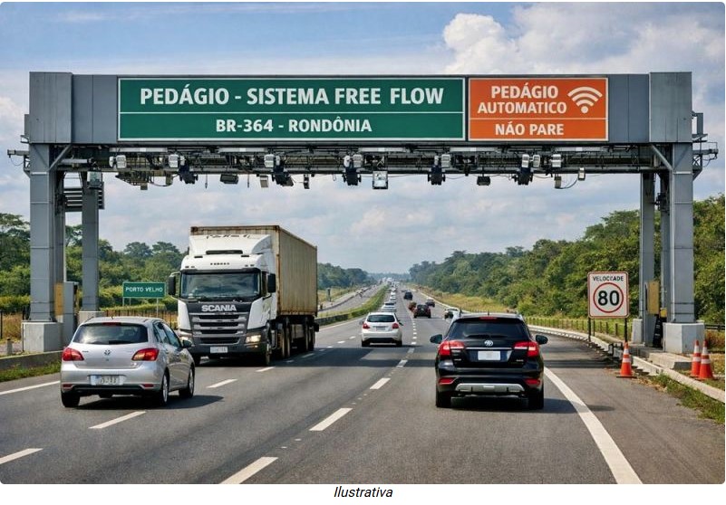JÁ ESTÁ VALENDO: Iniciada cobrança dos pedágios da BR-364 nesta segunda (12)
